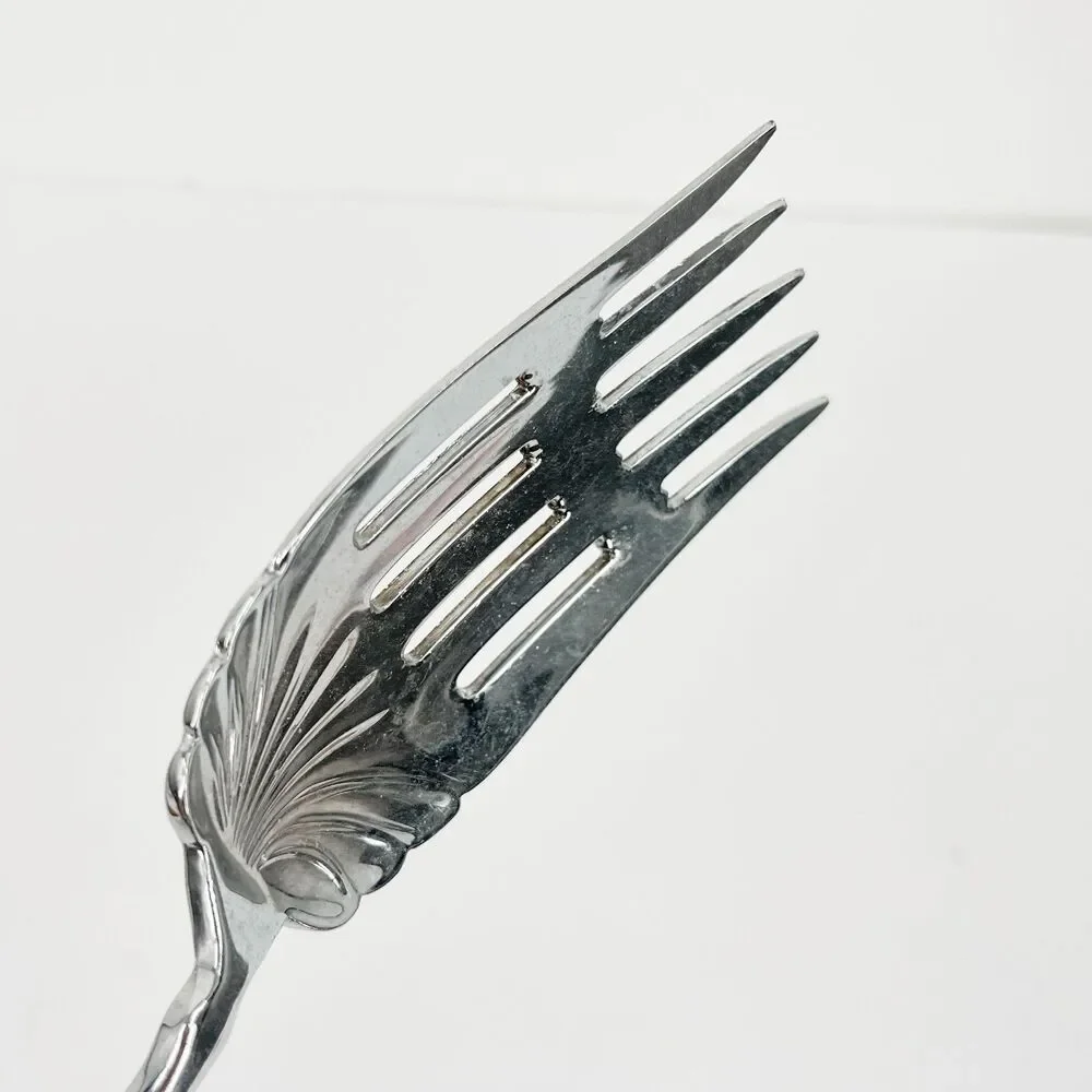 Longaberger Large Serving Fork Woven Traditions RED Ceramic Handle